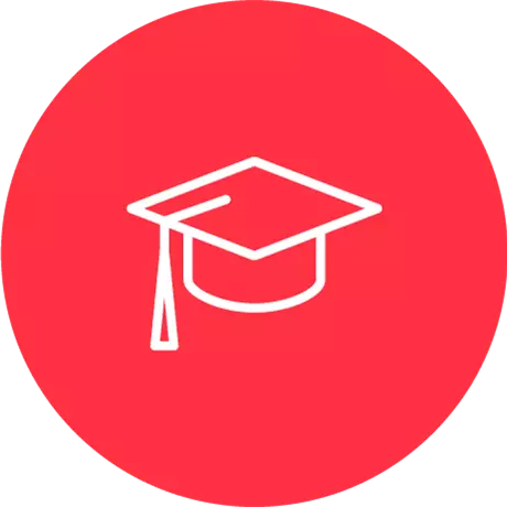 icon, graduate hat